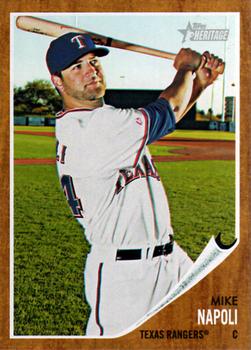 2011 Topps Heritage #330 Mike Napoli Front