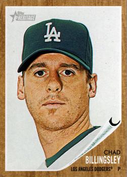 2011 Topps Heritage #340 Chad Billingsley Front