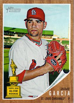 2011 Topps Heritage #372 Jaime Garcia Front