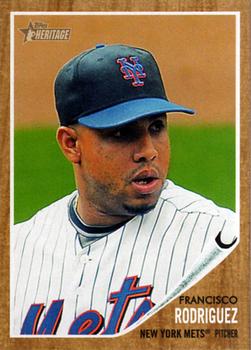 2011 Topps Heritage #421 Francisco Rodriguez Front