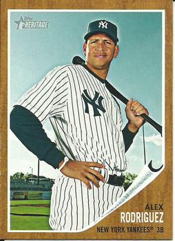 2011 Topps Heritage #490 Alex Rodriguez Front