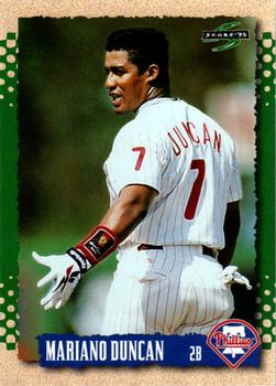 1995 Score #350 Mariano Duncan Front