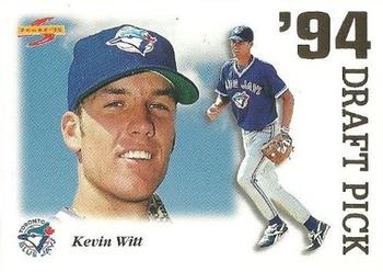 1995 Score - '94 Draft Picks #DP17 Kevin Witt Front