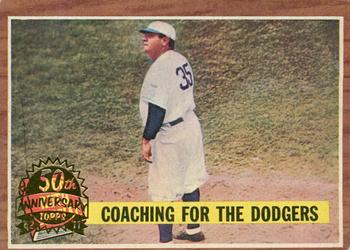 2011 Topps Heritage - 50th Anniversary Buybacks #142 Coaching the Dodgers Front