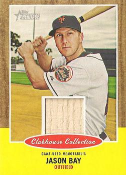 2011 Topps Heritage - Clubhouse Collection Relics #CCR-JBA Jason Bay Front