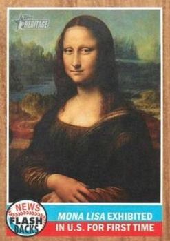 2011 Topps Heritage - News Flashbacks #NF-3 Mona Lisa in U.S. Front