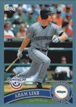 2011 Topps Opening Day - Blue #157 Adam Lind Front