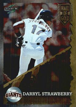 1995 Score - Hall of Gold #HG36 Darryl Strawberry Front