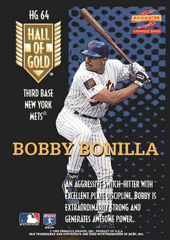 1995 Score - Hall of Gold #HG64 Bobby Bonilla Back