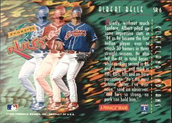 1995 Score - Score Rules #SR6 Albert Belle Back