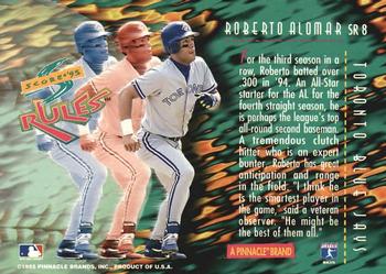 1995 Score - Score Rules #SR8 Roberto Alomar Back