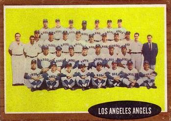 1962 Topps #132 Los Angeles Angels Front