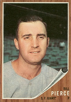 1962 Topps #260 Bill Pierce Front