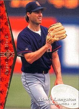 1995 SP #132 Mark Langston Front