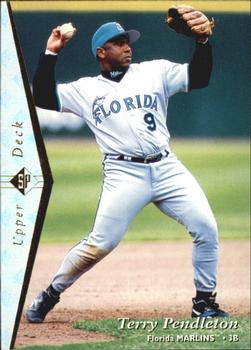 1995 SP - Superbafoil #57 Terry Pendleton Front