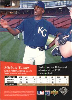 1995 SP - Superbafoil #157 Michael Tucker Back