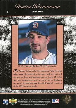 1995 SP Championship #7 Dustin Hermanson Back