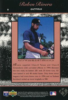 1995 SP Championship #9 Ruben Rivera Back