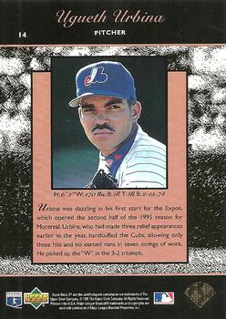 1995 SP Championship #14 Ugueth Urbina Back