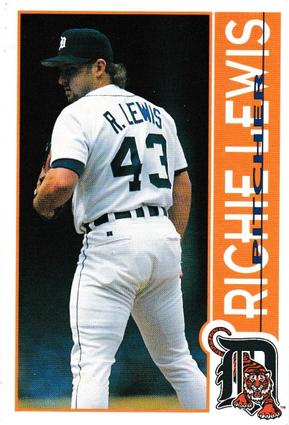 1996 Hebrew National Detroit Tigers #10 Richie Lewis Front