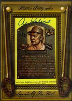 2011 Historic Autographs Legends of the Hall #NNO Al Kaline Front