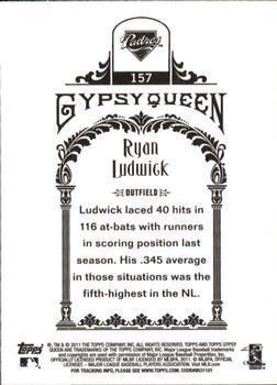 2011 Topps Gypsy Queen #157 Ryan Ludwick Back