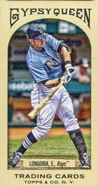 2011 Topps Gypsy Queen - Mini Red Gypsy Queen Back #55 Evan Longoria Front