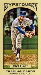 2011 Topps Gypsy Queen - Mini Red Gypsy Queen Back #74 Tom Seaver Front