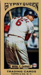 2011 Topps Gypsy Queen - Mini Red Gypsy Queen Back #97 Stan Musial Front