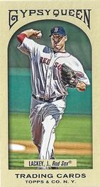 2011 Topps Gypsy Queen - Mini Red Gypsy Queen Back #200 John Lackey Front
