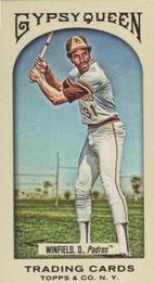 2011 Topps Gypsy Queen - Mini Red Gypsy Queen Back #67 Dave Winfield Front