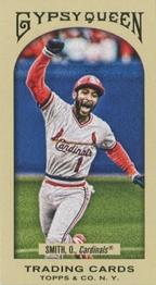 2011 Topps Gypsy Queen - Mini Red Gypsy Queen Back #99 Ozzie Smith Front