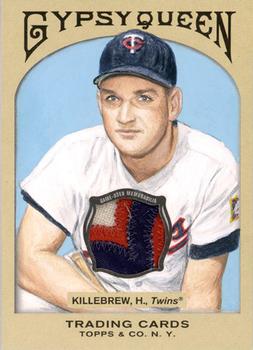 2011 Topps Gypsy Queen - Original Art Patches #OAP-HK Harmon Killebrew Front