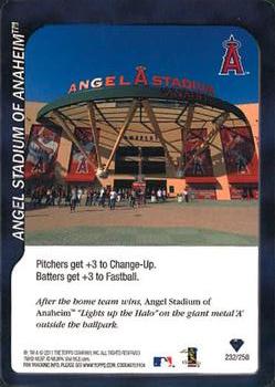 2011 Topps Attax #232 Angel Stadium of Anaheim Front