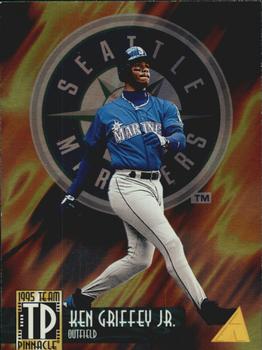 1995 Pinnacle - Team Pinnacle Dufex Back #TP7 Ken Griffey Jr. / Barry Bonds Front