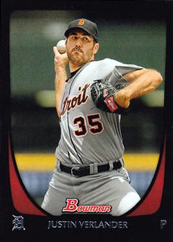 2011 Bowman #48 Justin Verlander Front