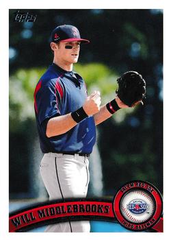 2011 Topps Pro Debut #123 Will Middlebrooks Front