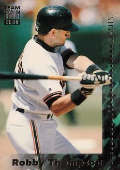 1994 Stadium Club Team #5 Robby Thompson Front