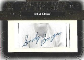 2011 SP Legendary Cuts - Legendary Black Cut Signatures #PIT-SB Smoky Burgess Front