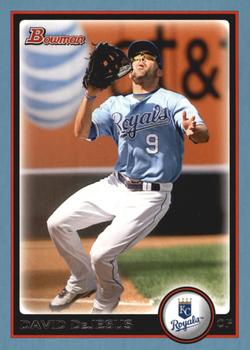 2010 Bowman - Blue #98 David DeJesus Front