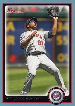 2010 Bowman - Blue #137 Delmon Young Front