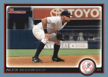 2010 Bowman - Blue #161 Alex Rodriguez Front