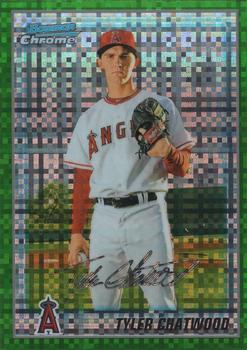2010 Bowman Chrome - Prospects Green X-Fractors #BCP188 Tyler Chatwood Front