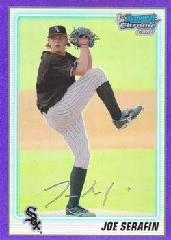 2010 Bowman - Chrome Prospects Purple Refractors #BCP73 Joe Serafin Front