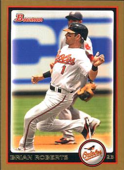 2010 Bowman - Gold #37 Brian Roberts Front