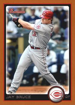 2010 Bowman - Orange #3 Jay Bruce Front