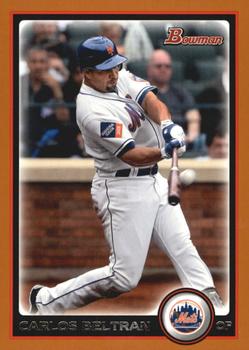 2010 Bowman - Orange #68 Carlos Beltran Front