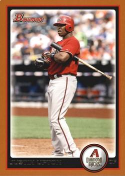 2010 Bowman - Orange #100 Justin Upton Front