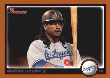 2010 Bowman - Orange #178 Manny Ramirez Front