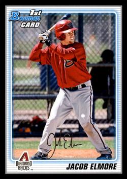 2010 Bowman Chrome - Prospects Black #BP82 Jacob Elmore Front